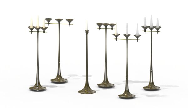 Trident Candle Holder